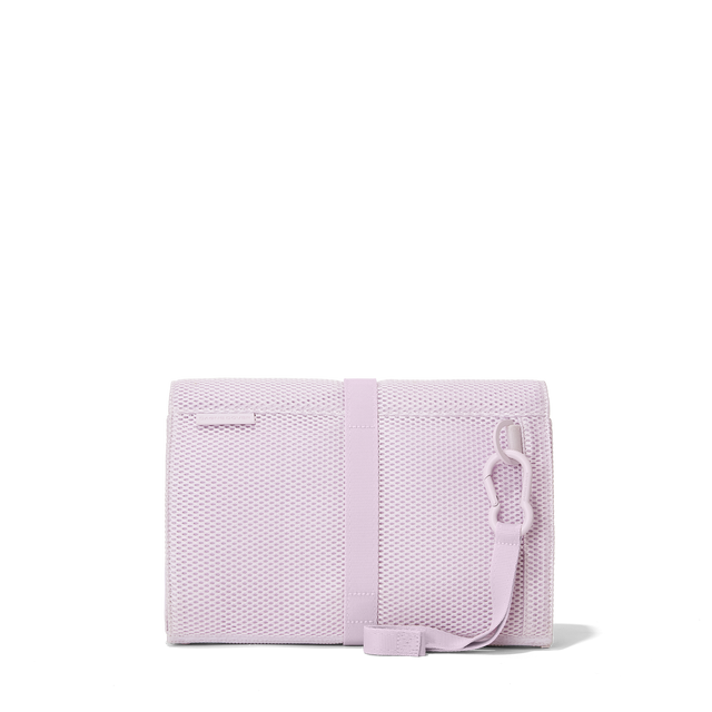 Dagne Dover Joey Changing Kit in a soft purple with grey undertones seen from the back.
