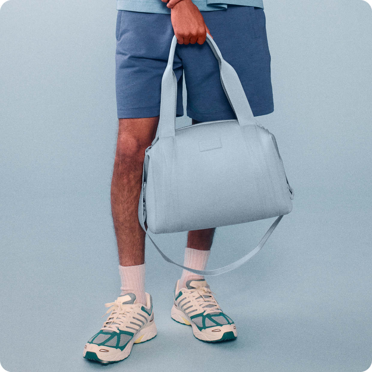 Landon Carryall in Washed Lilac, Medium