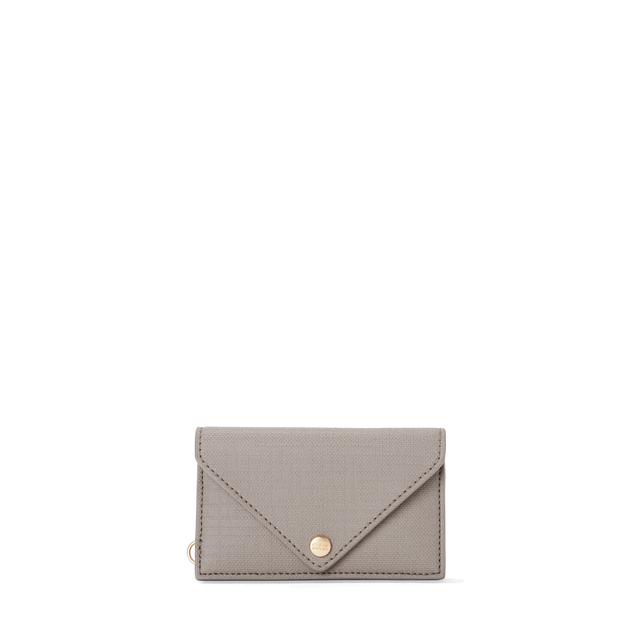 Dagne Dover vegan Card Case in beige.
