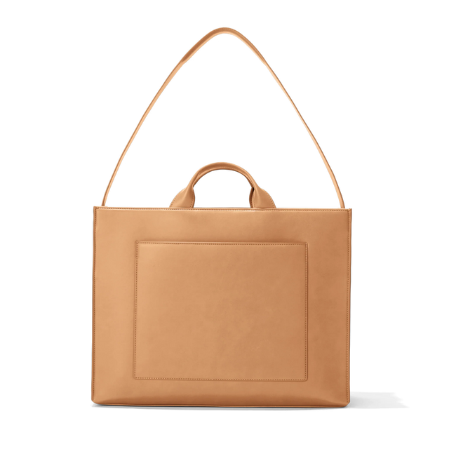 Dagne Dover large vegan Daily Tote in brown.