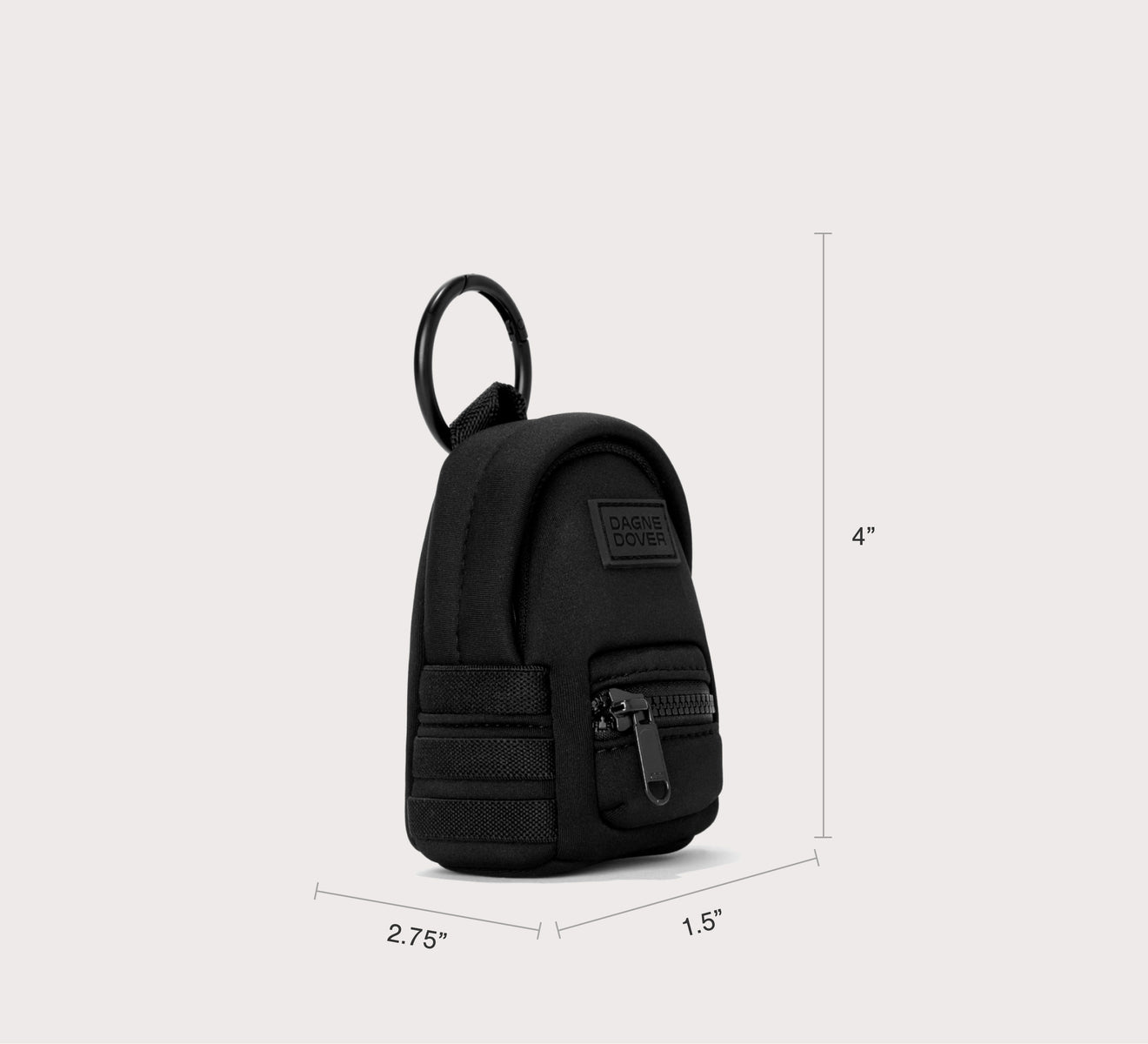 Dakota Keychain - Neoprene Mini Backpack Keychain | Dagne Dover