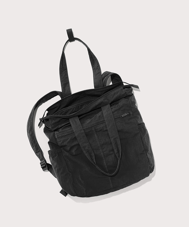 Super Soft Convertible Backpack in Onyx