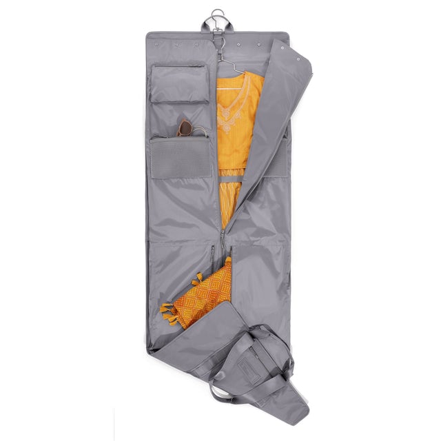 hover Top down of Capri garment bag in ash