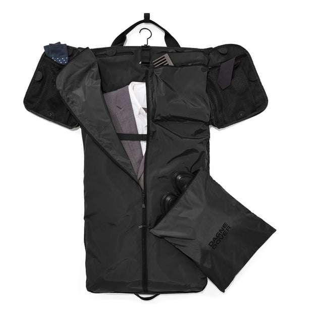 Monaco garment duffle unfolded ito show garment bag form. hover