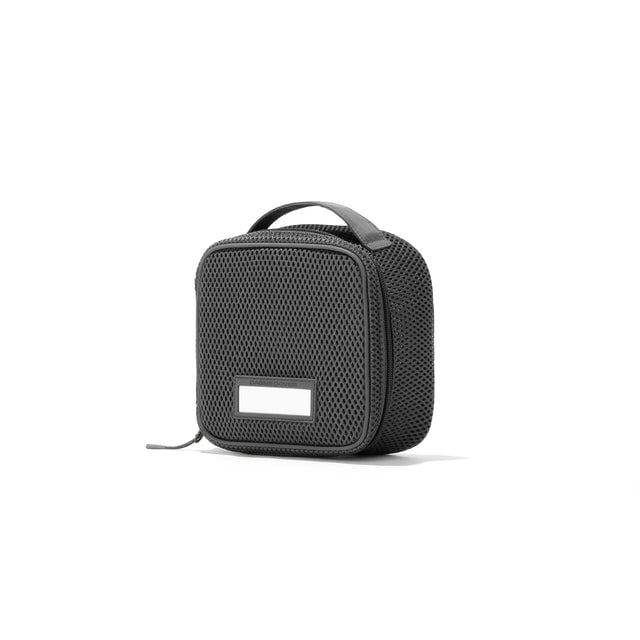 3/4 view of Small Roma packing cube in carbon grey