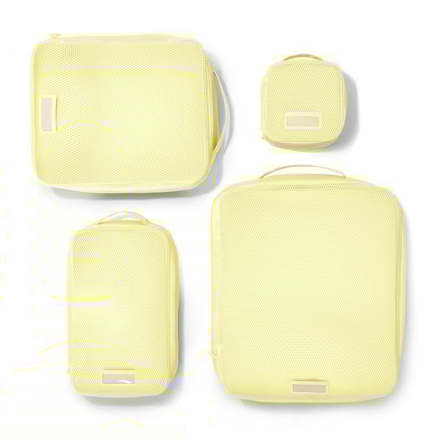 Roma Packing Cube in Citrine Air Mesh, Medium