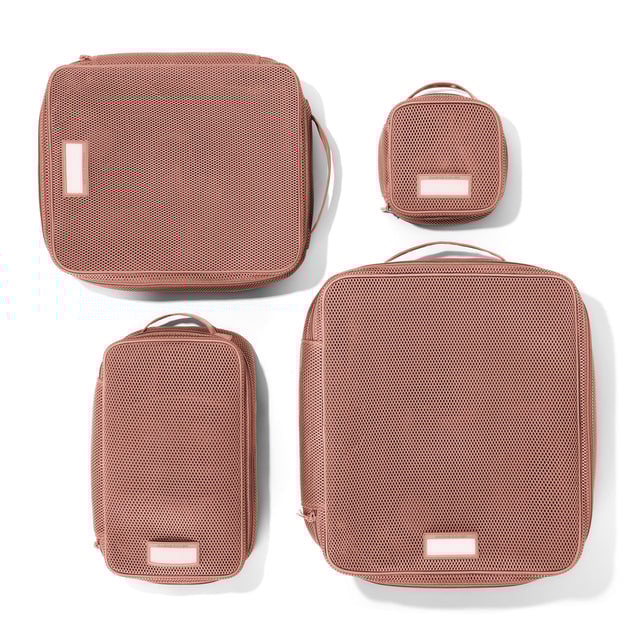 Roma Packing Cube in Warm Dust Air Mesh, Large