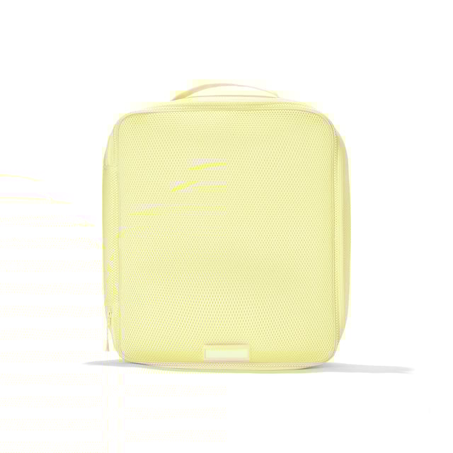Front view of Extra Large Roma packing cube in citrine yellow