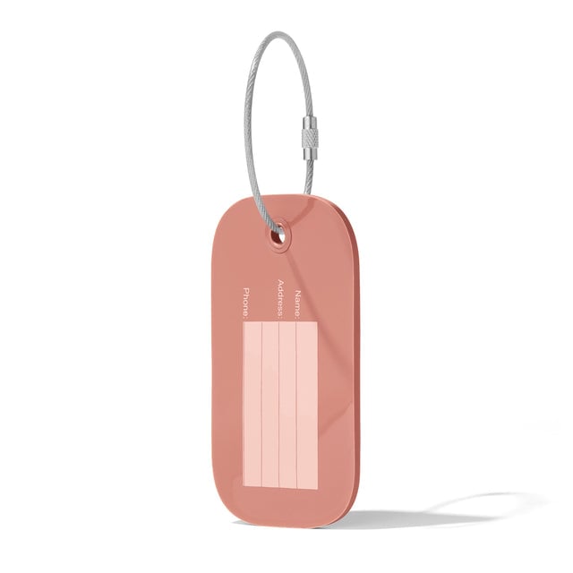 Lima Silicone Luggage Tag in Warm Dust