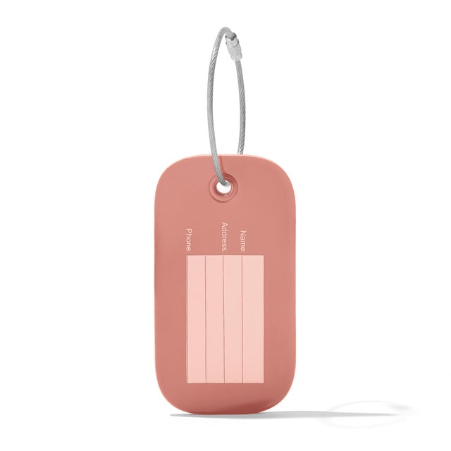 Lima Silicone Luggage Tag in Warm Dust