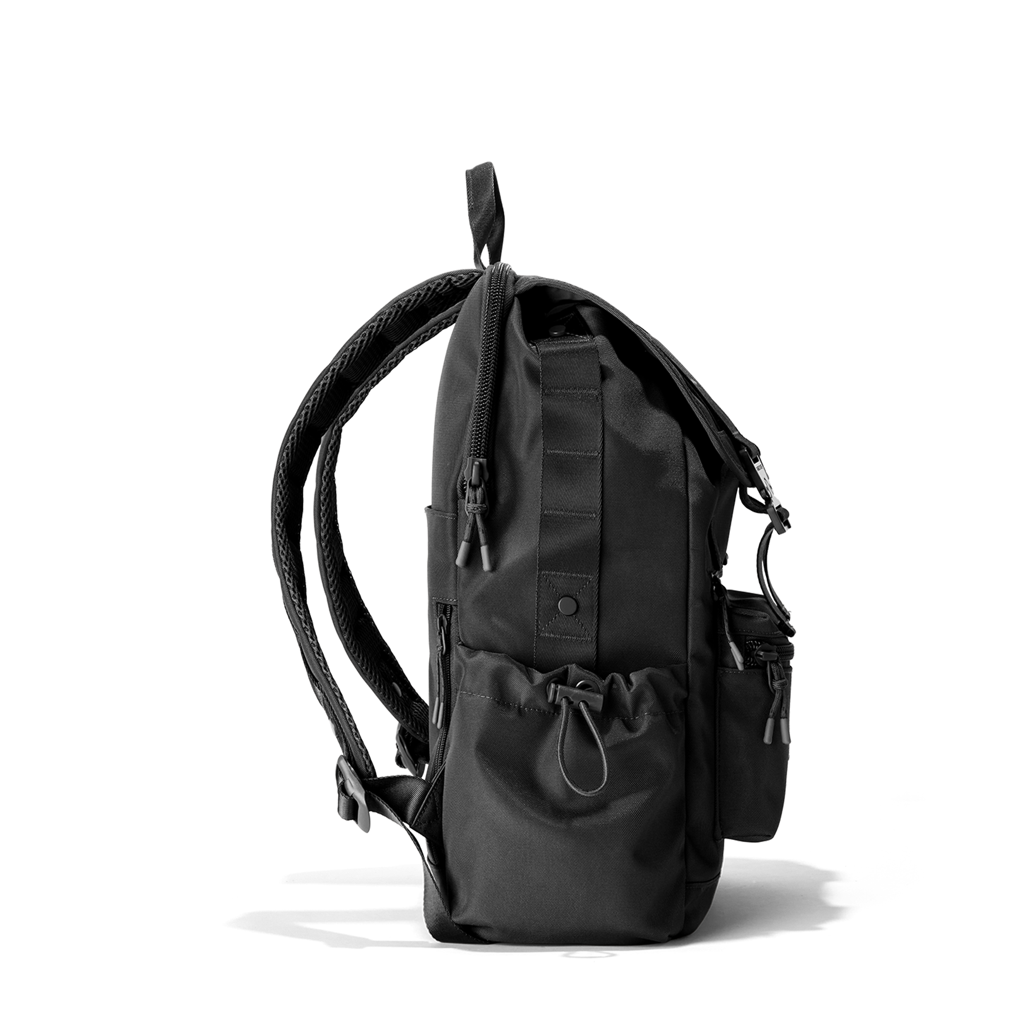Brooklyn Flap Top Backpack in Onyx