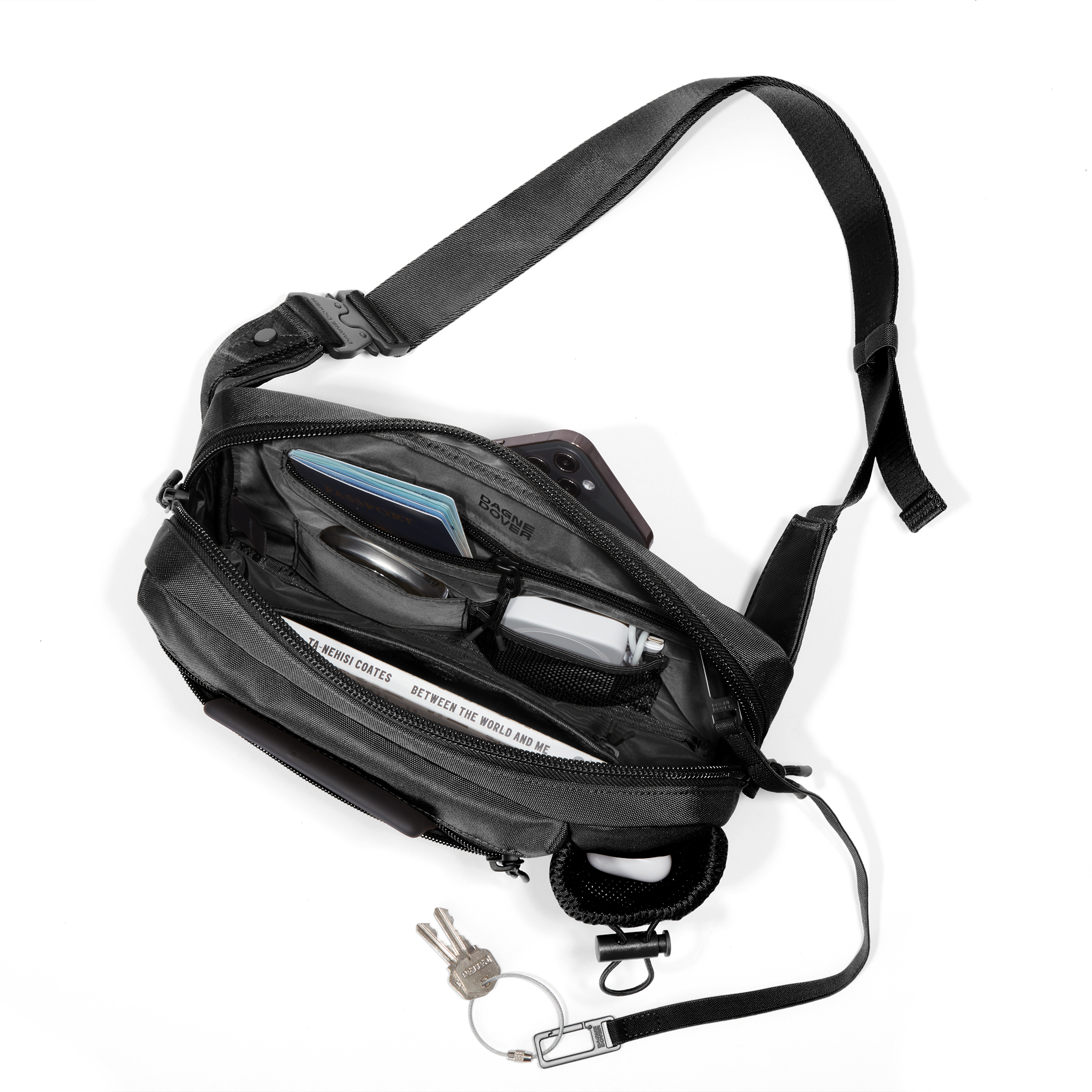 関税込み♪【Dagne Dover】Cairo 利便性◎ウエストポーチ Cairo Sling Bag - Passport Sling Bag for Travel | Dagne Dover