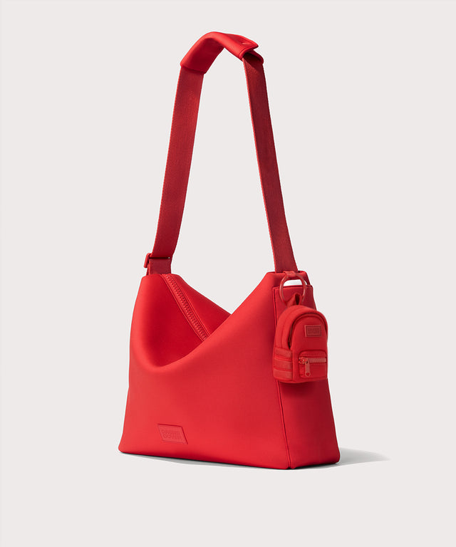 Enzo Messenger Bag in Cherry