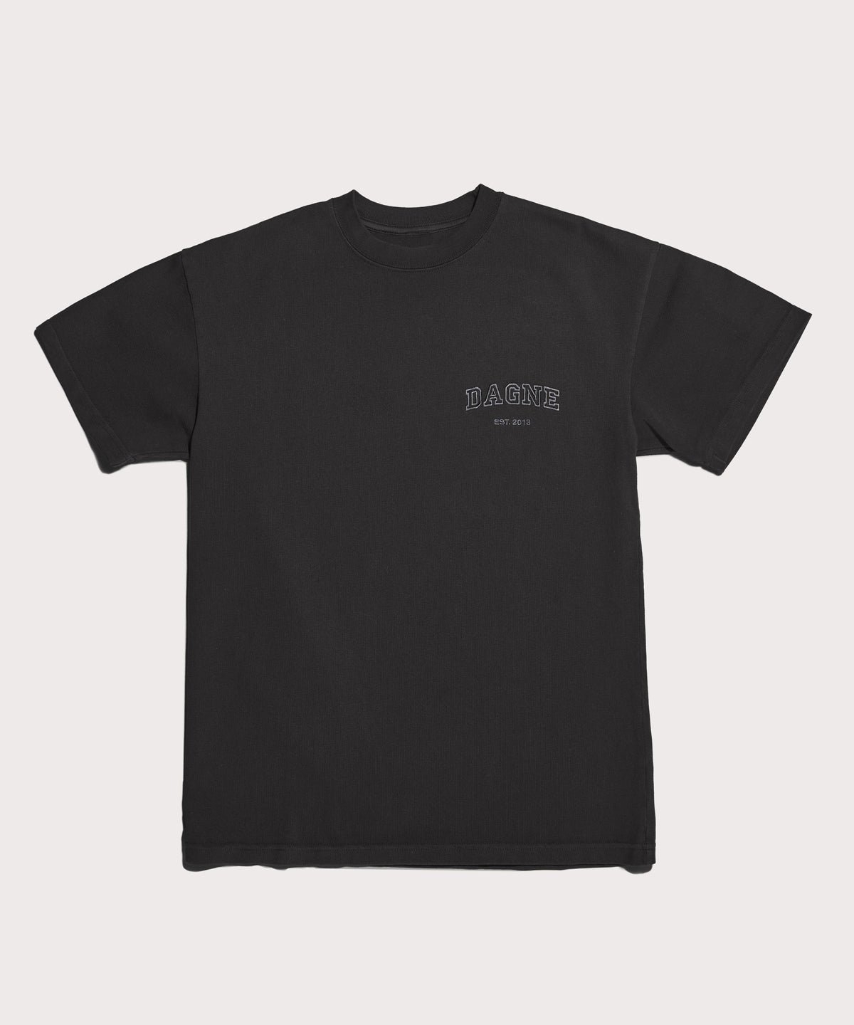 Varsity Logo T-shirt in Onyx, 3X