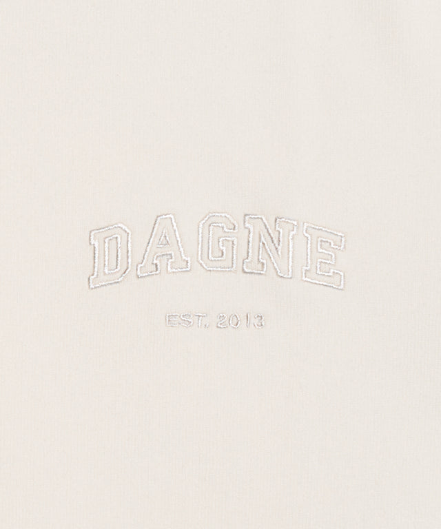 Varsity Logo T-shirt in Moonbeam, 4X
