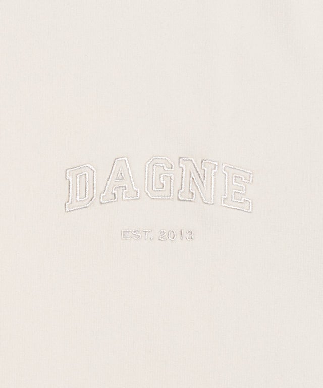 Varsity Logo T-shirt in Moonbeam, Large
