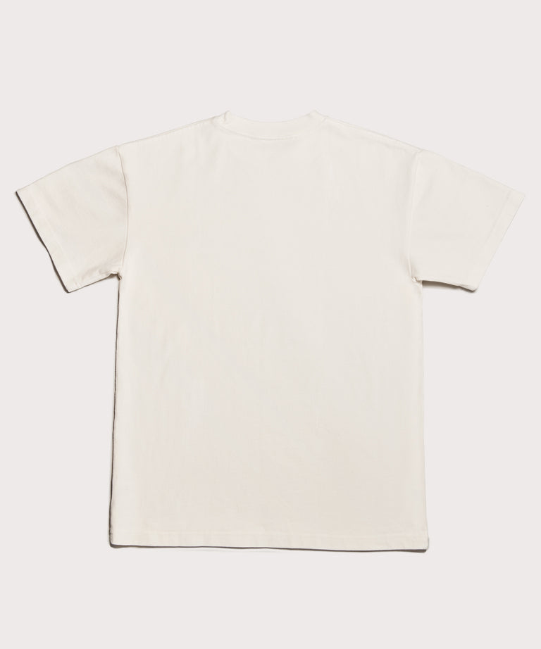 Varsity Logo T-shirt in Moonbeam, Large