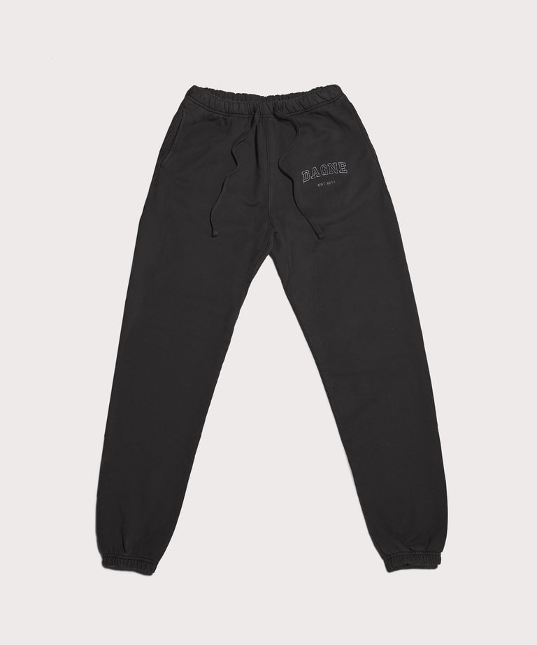 Varsity Logo Sweatpants in Onyx, XL