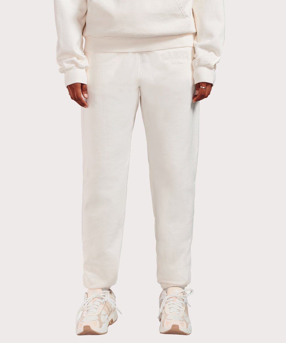 Varsity Logo Sweatpants in Moonbeam, XL