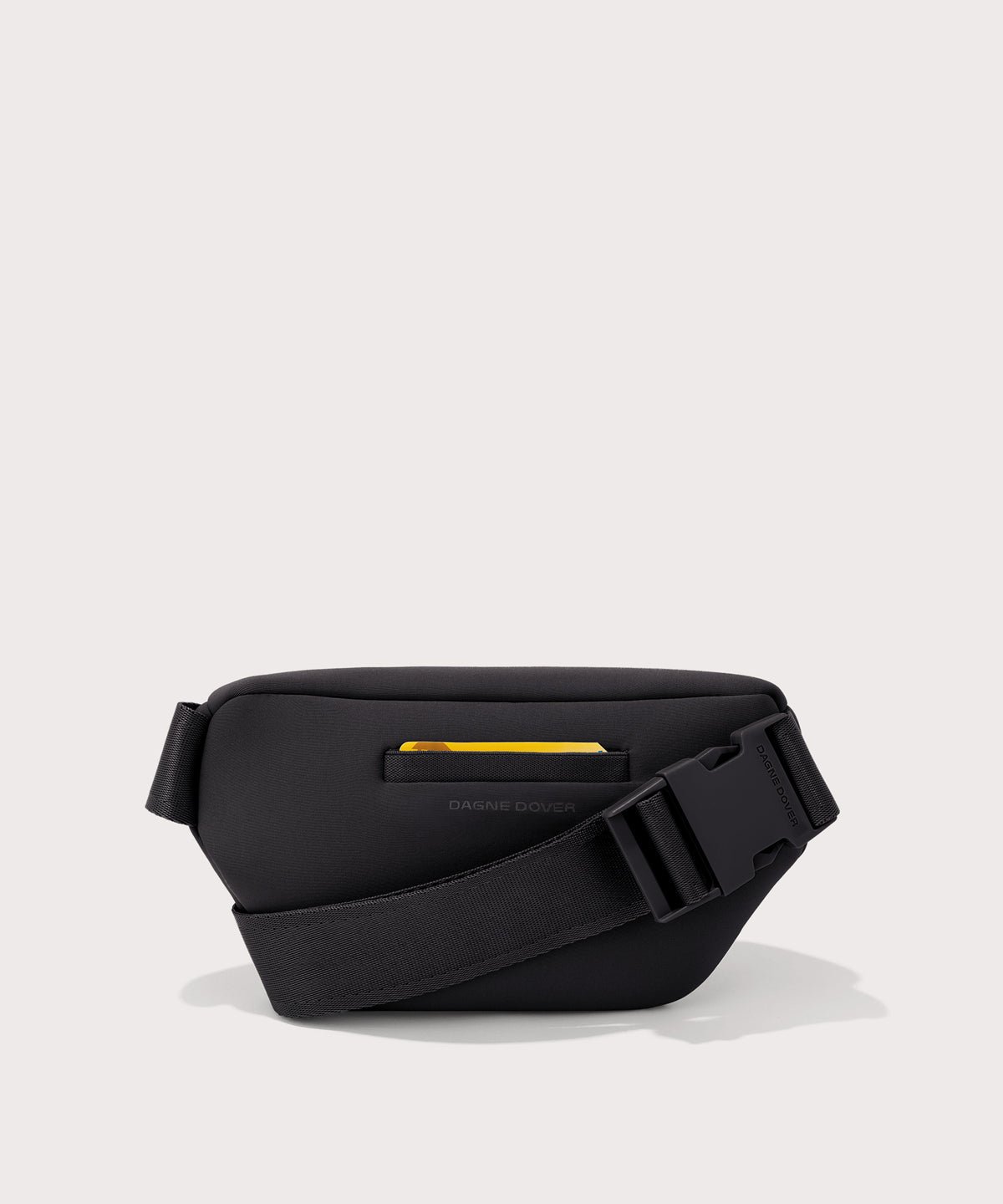 Dagne Dover Ace Fanny Pack in black  seen from the back
