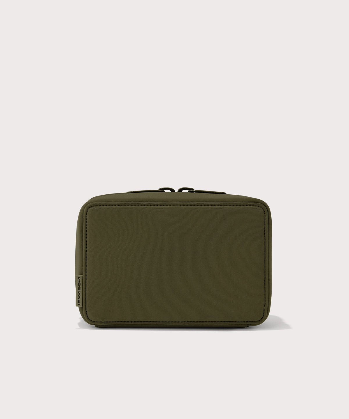 Dagne Dover large Arlo Tech Organizer in dark green.