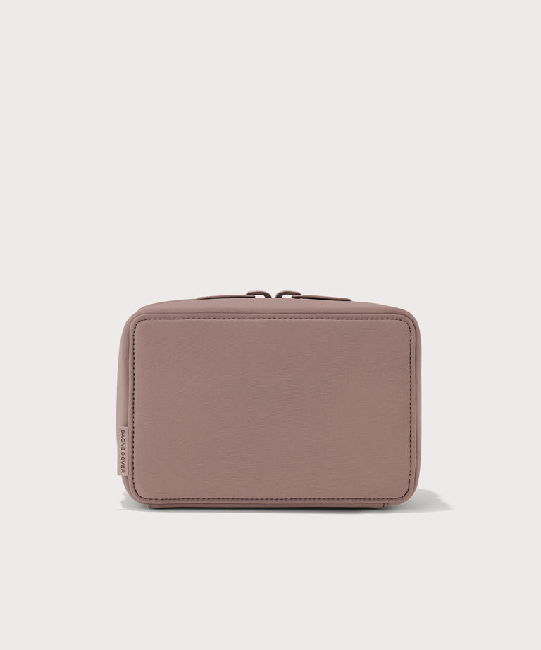 Dagne Dover large Arlo Tech Organizer in pink.