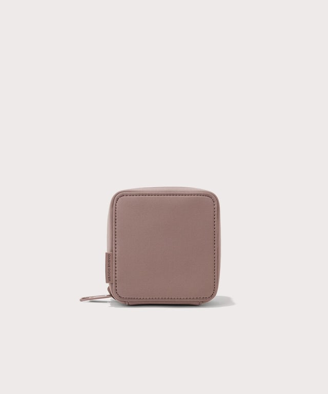 Dagne Dover small Arlo Tech Organizer in pink.