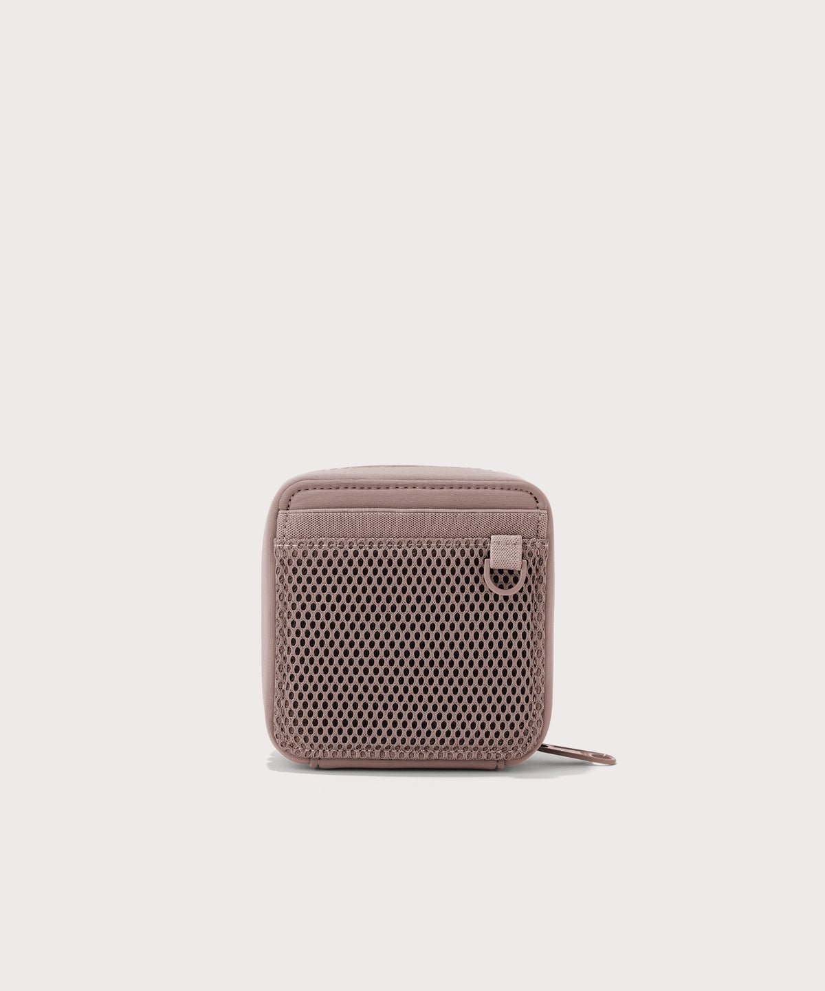 Dagne Dover small Arlo Tech Organizer in pink seen from the back.
