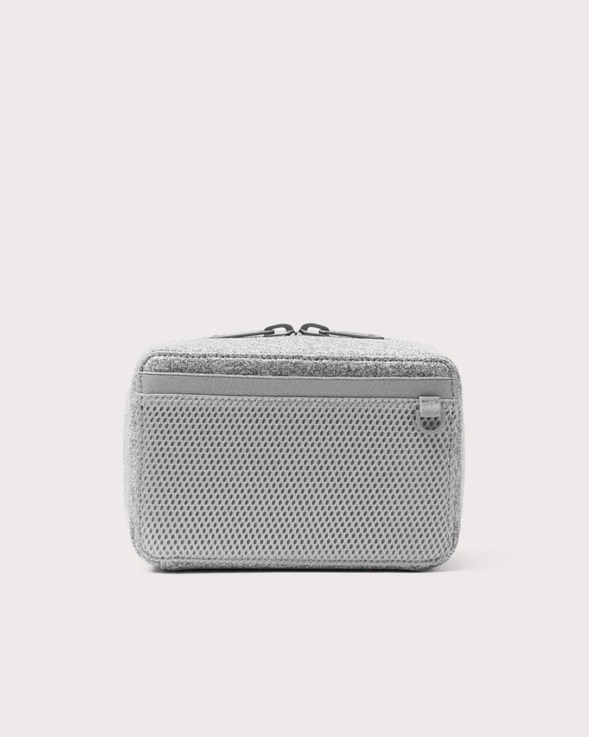 Dagne Dover large Arlo Tech Organizer in grey seen from the back.
