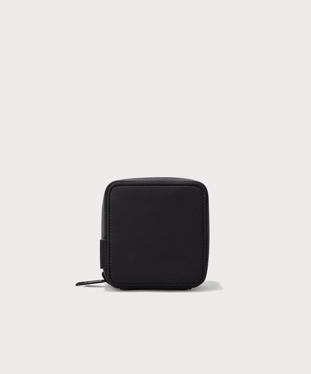 Dagne Dover small Arlo Tech Organizer in black.