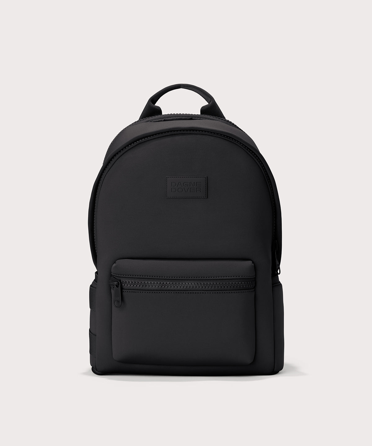 Dagne Dover large Dakota Neoprene Backpack in black.