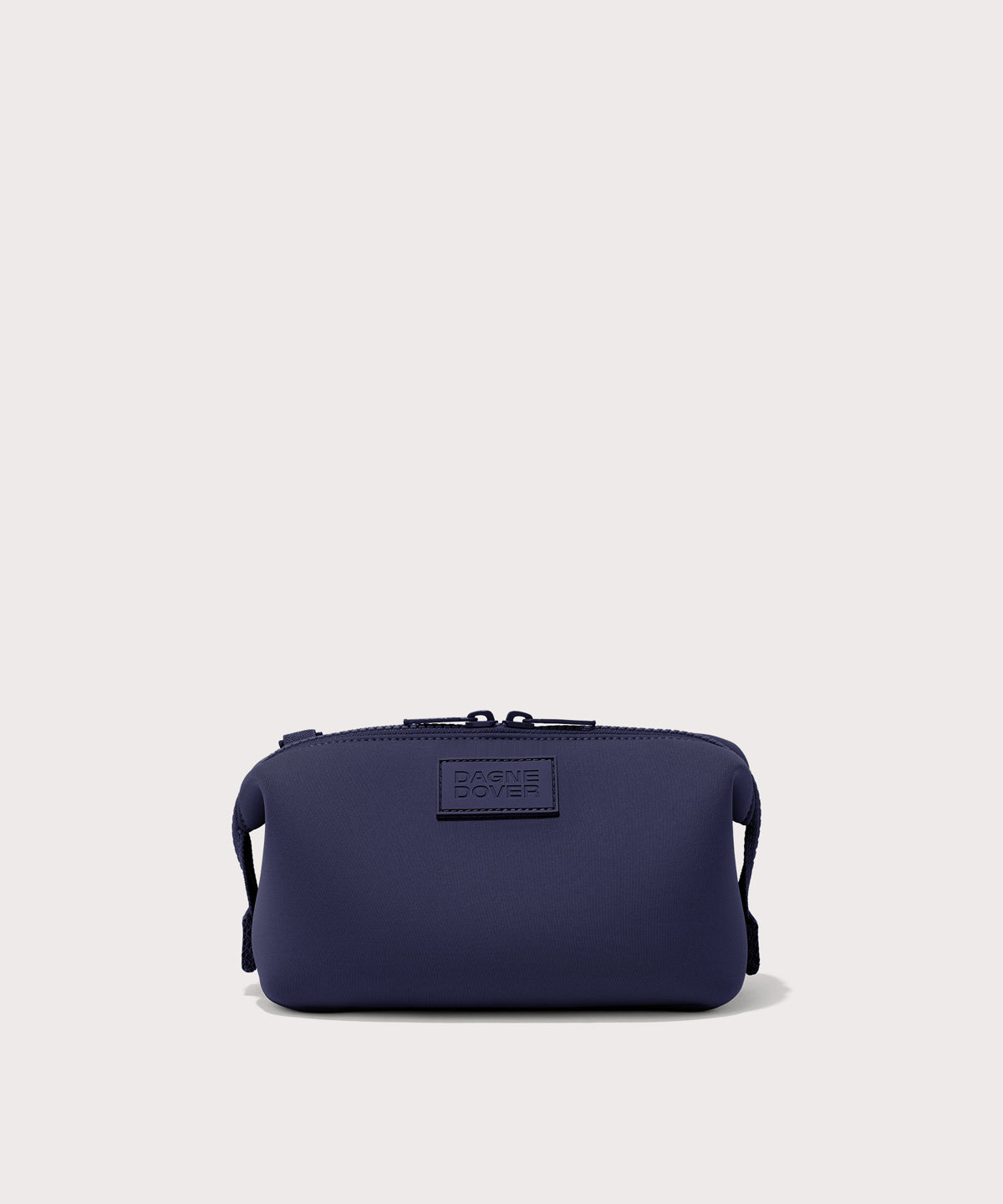Dagne Dover Small Hunter Toiletry Bag in dark blue.