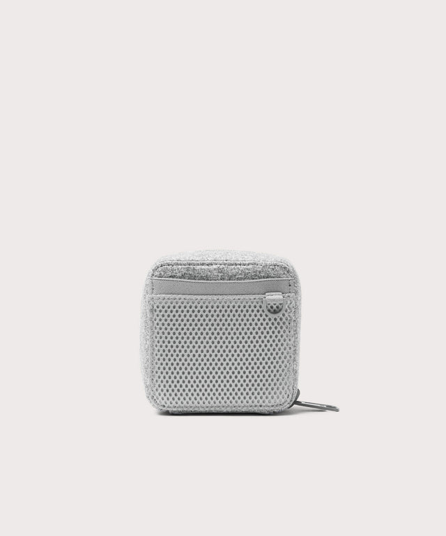 Dagne Dover small Arlo Tech Organizer in grey seen from the back.
