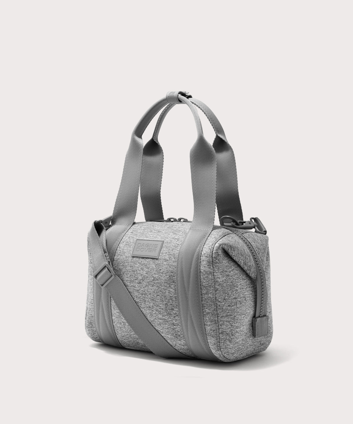 small Landon Carryall in grey, side view
