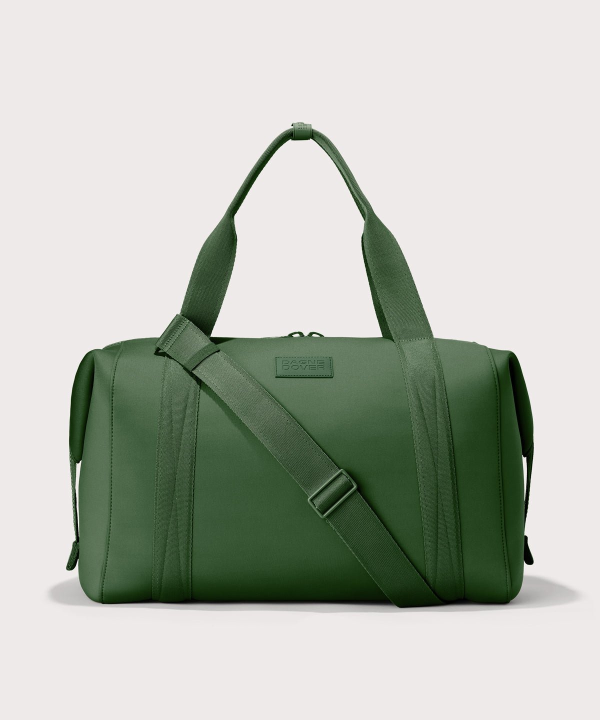 Extra large Landon Carryall in a rich, classic forest green
