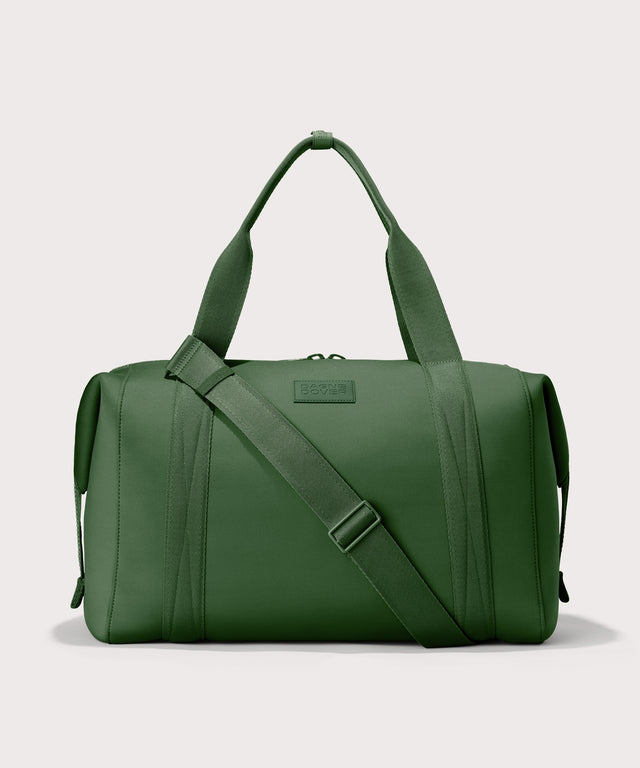 Extra large Landon Carryall in a rich, classic forest green
