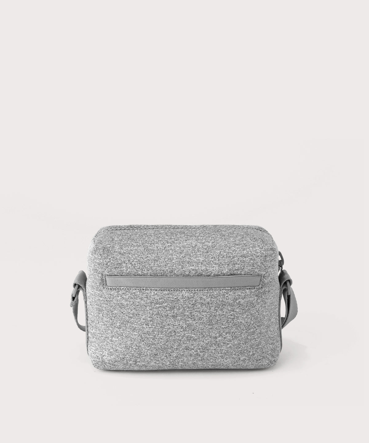 Dagne Dover Micah Crossbody in grey seen from the back.
