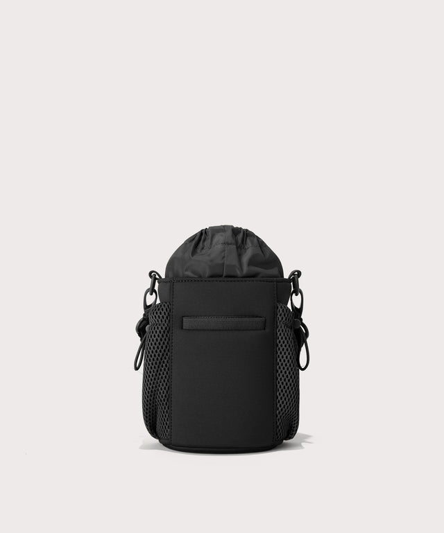 Dagne Dover Sloan Water Bottle Sling in black seen from the back.
