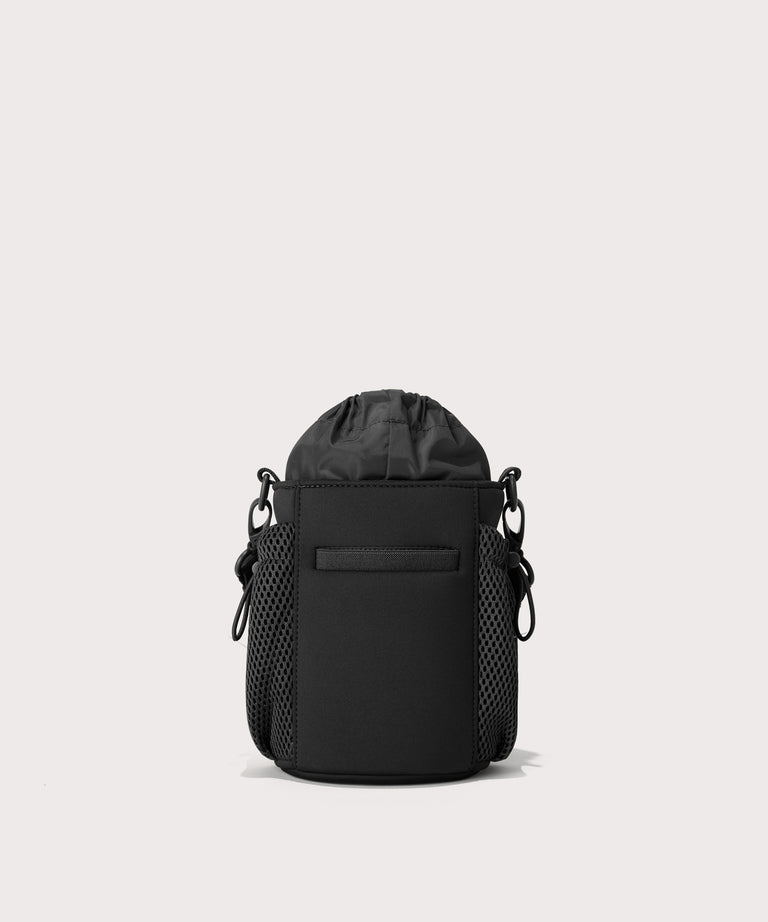 Dagne Dover Sloan Water Bottle Sling in black seen from the back.
