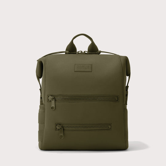 Indi Diaper Backpack in Dark Moss, Medium