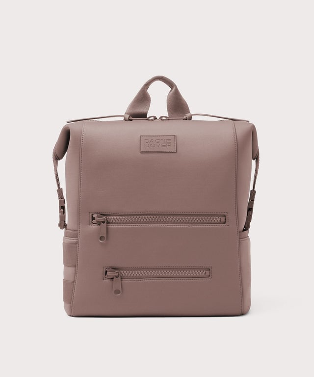 Dagne Dover Large Indi Diaper Backpack in pink.
