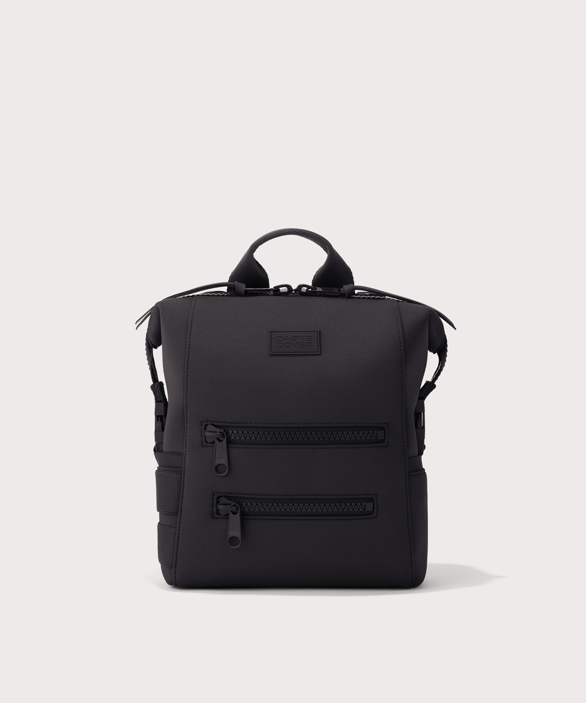 Dagne Dover small Indi Diaper Backpack in black.