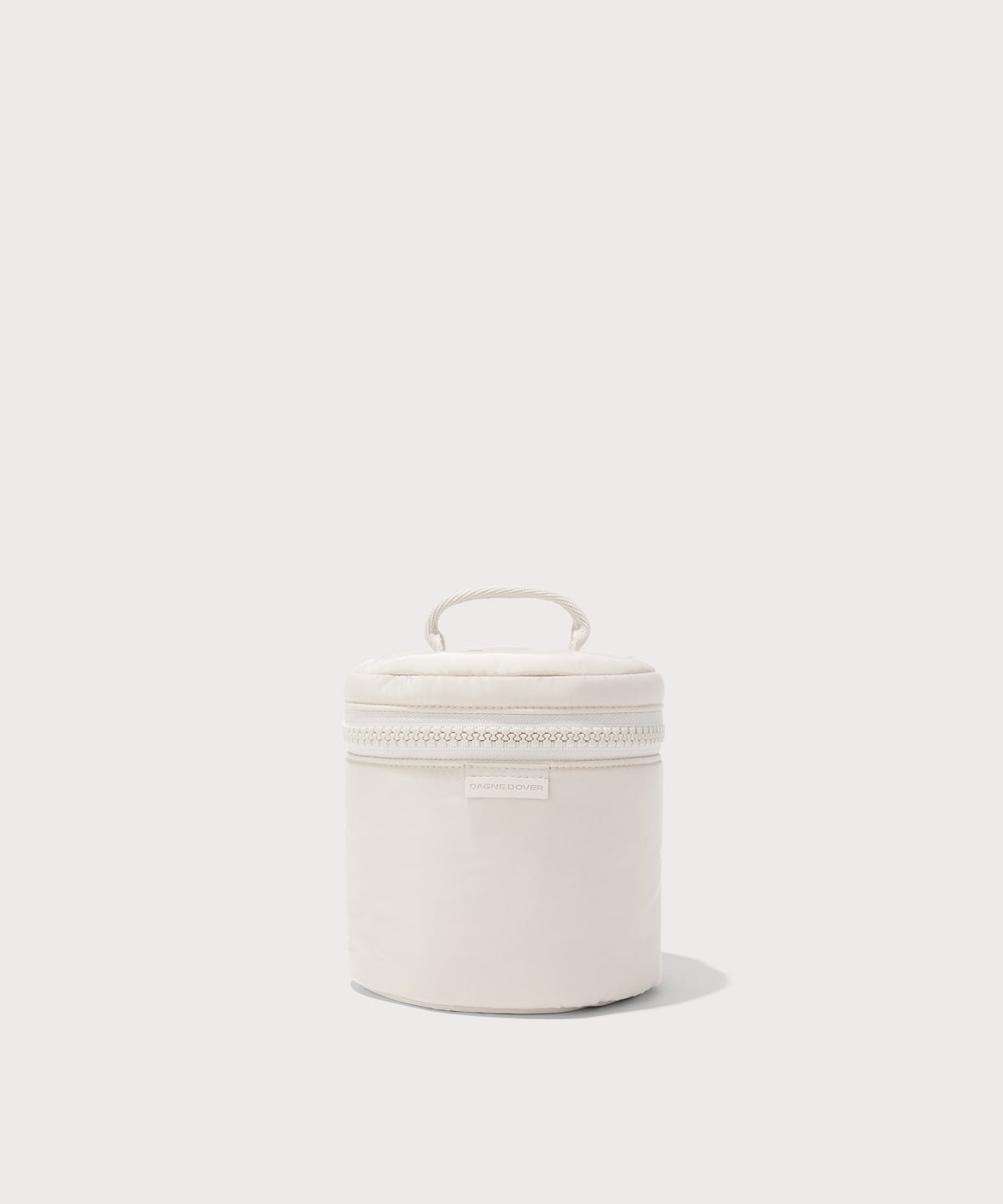 Dagne Dover small Mila Toiletry Pouch in white.