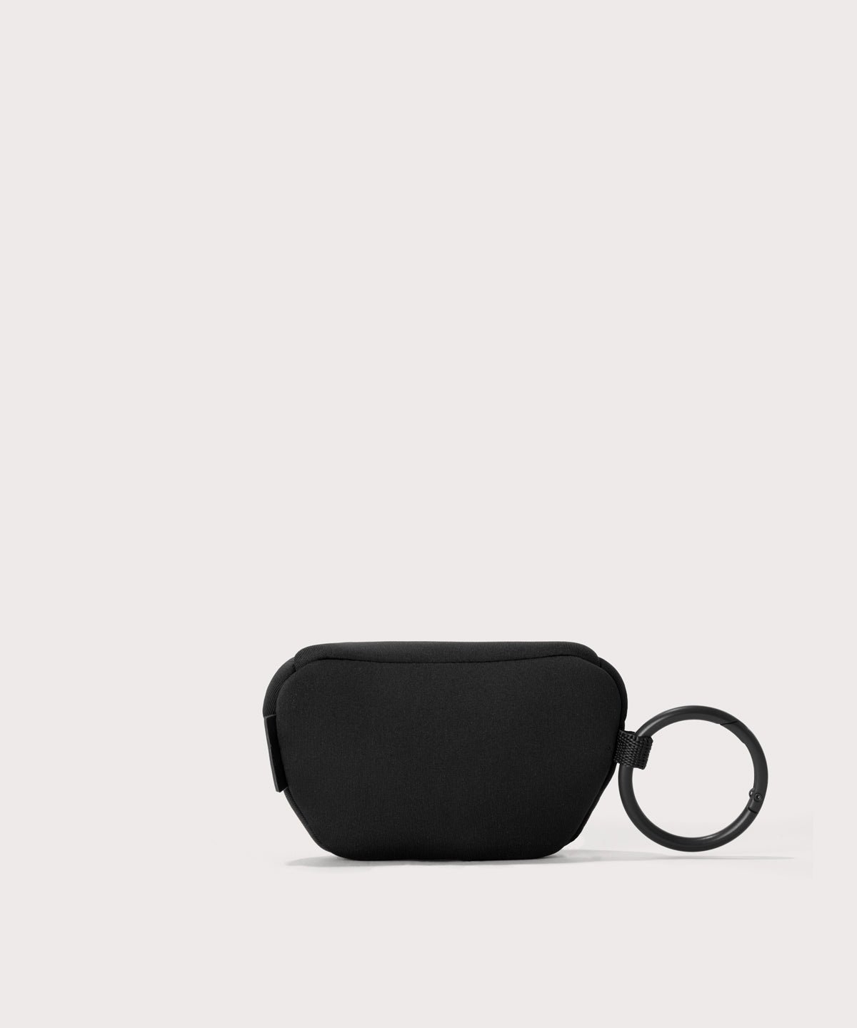 Dagne Dover Ace Keychain in black seen from the back.
