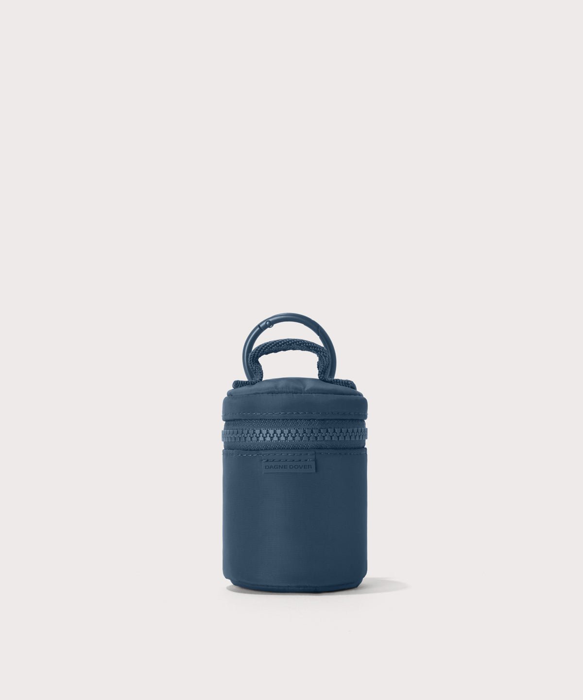 Dagne Dover Mila Keychain in a medium grey-blue with a touch of turquoise.
