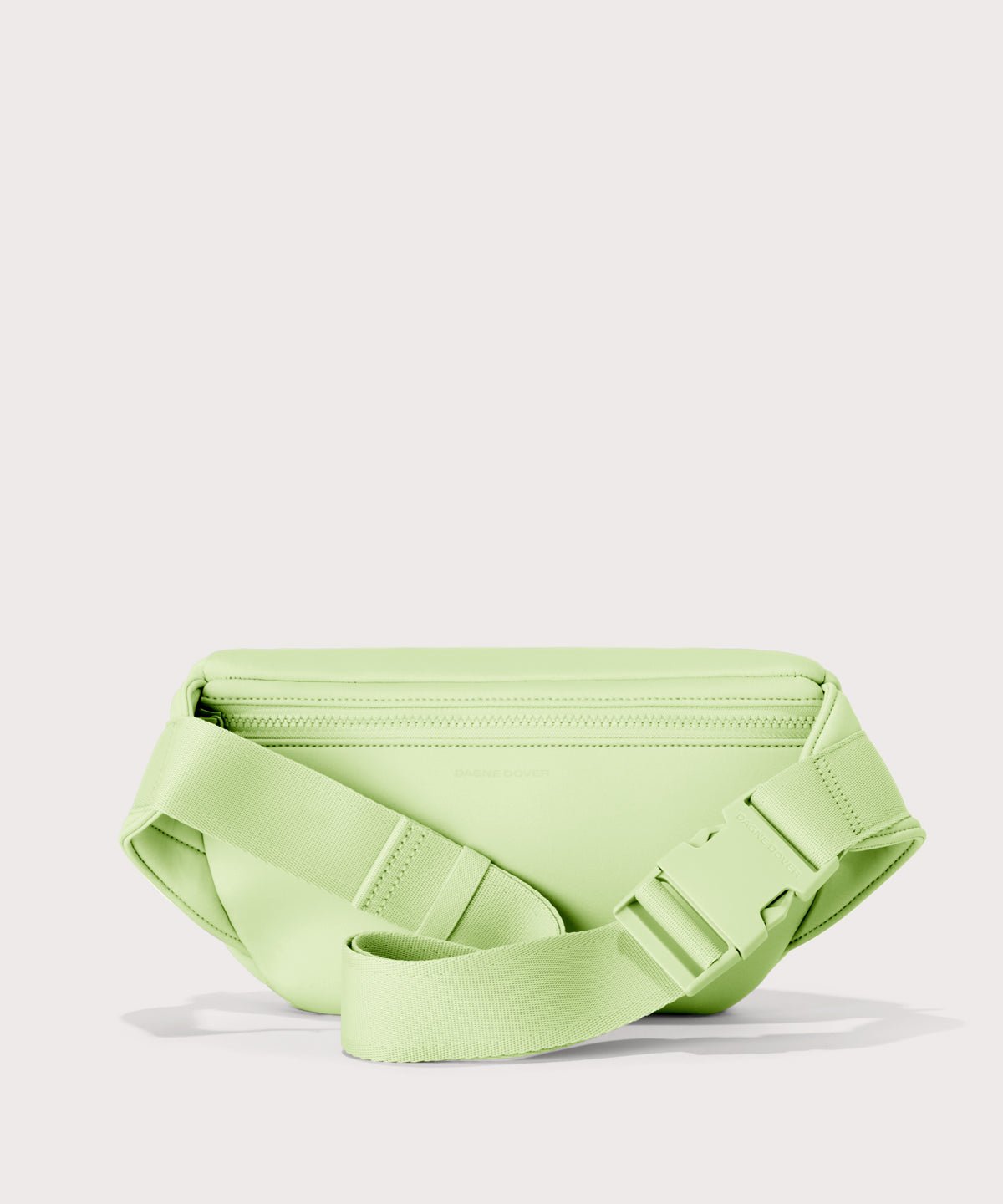 Dagne Dover jax large fanny pack in matcha seen from the back.
