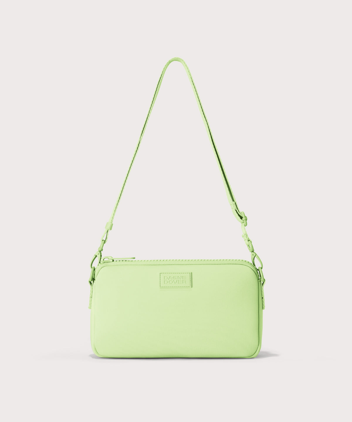 Dagne Dover Nora Shoulder Bag in matcha.
