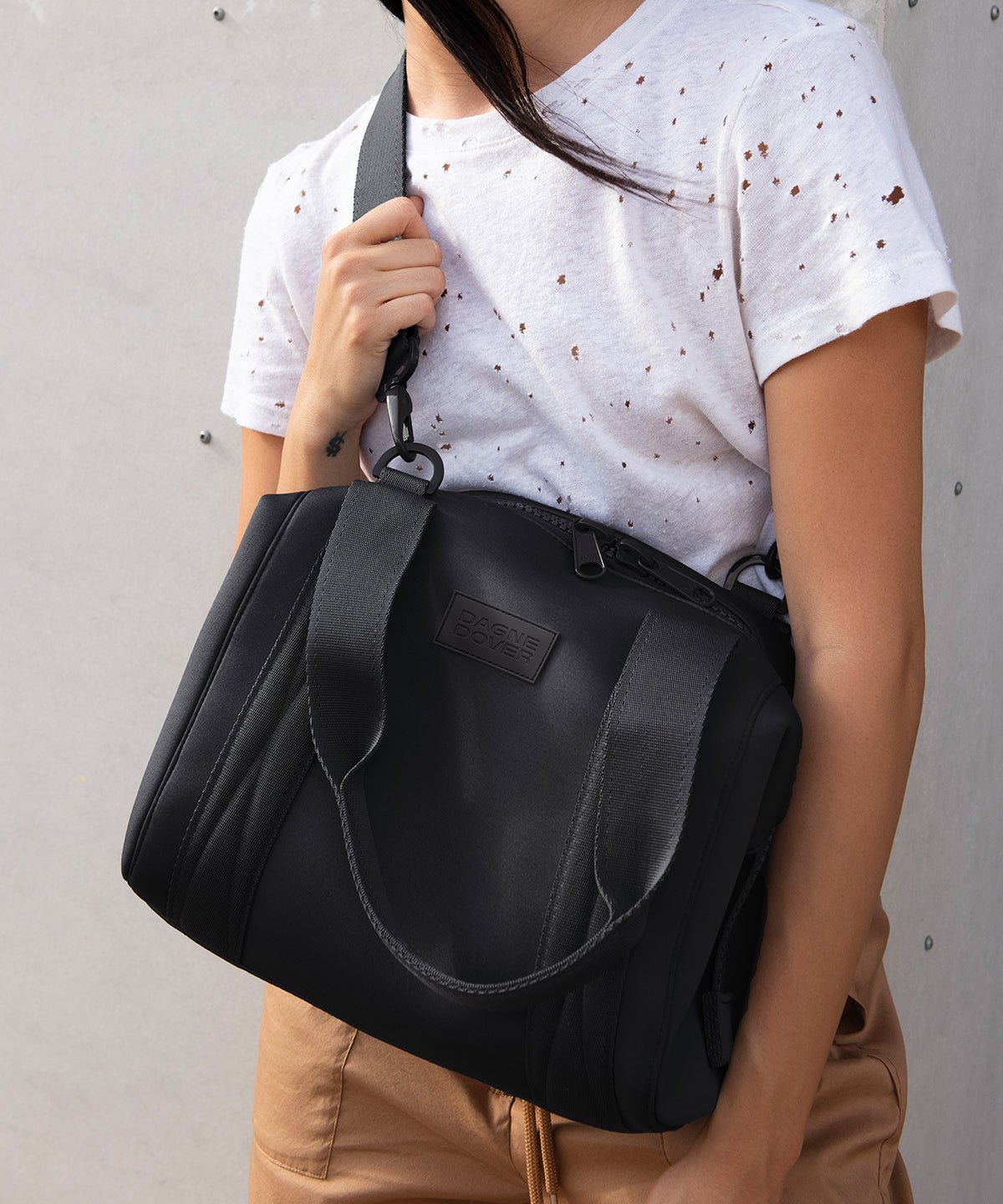 Landon Carryall in Heather Grey, Small