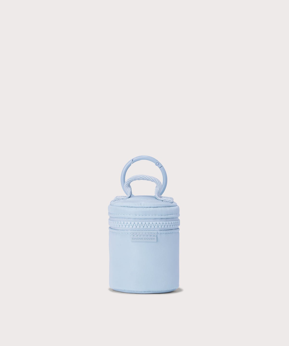 Dagne Dover Mila Keychain in a an airy, lighter sky blue.
