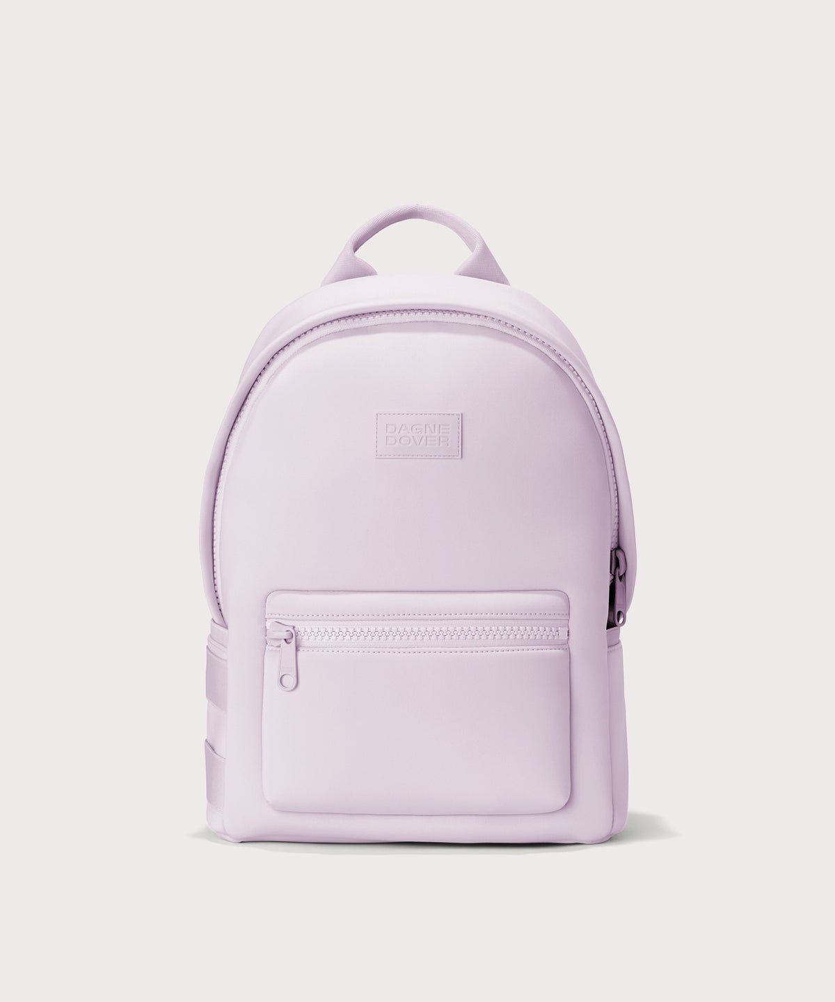 Dagne Dover medium Dakota Neoprene Backpack in a soft purple with grey undertones.